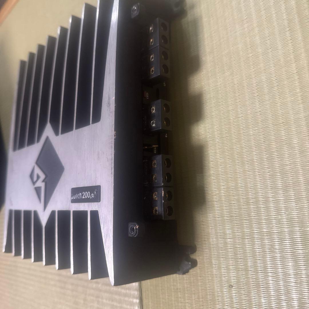 FUSION Super Flat スピーカー 黒 ロックフォードアンプセット