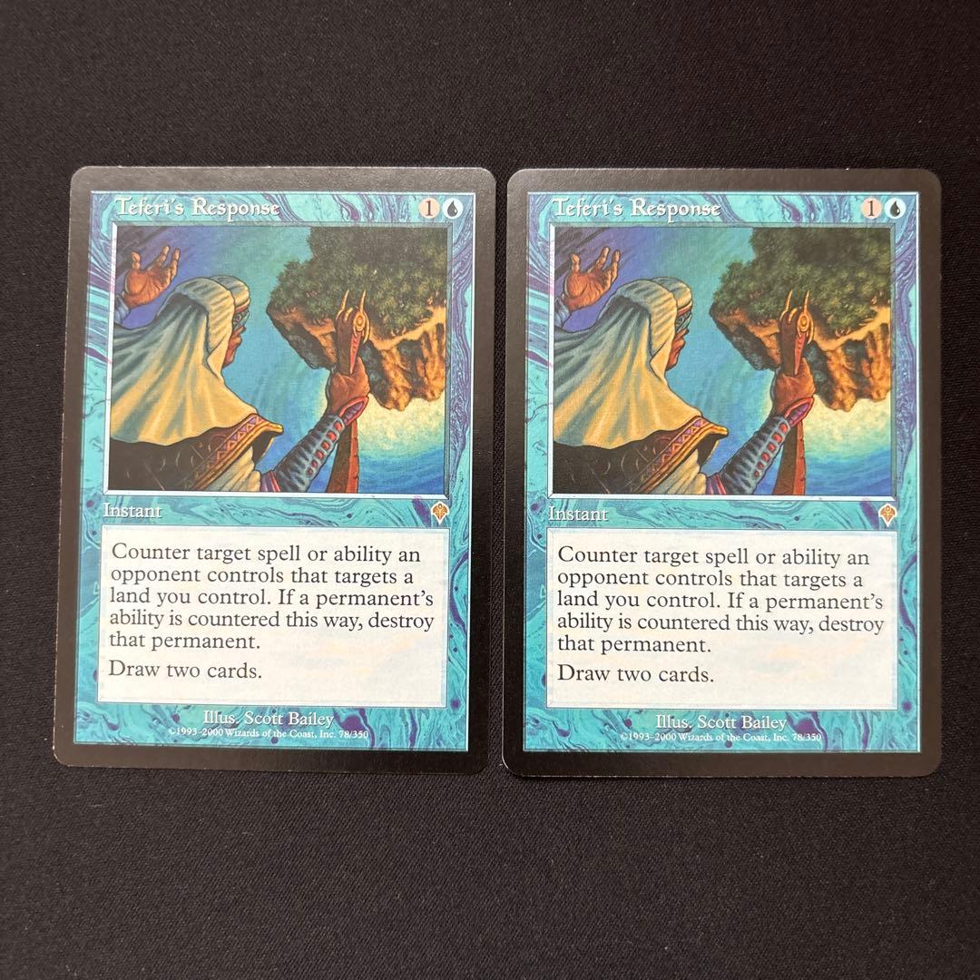 MTG テフェリーの反応/Teferi's Response 英語版 - メルカリ