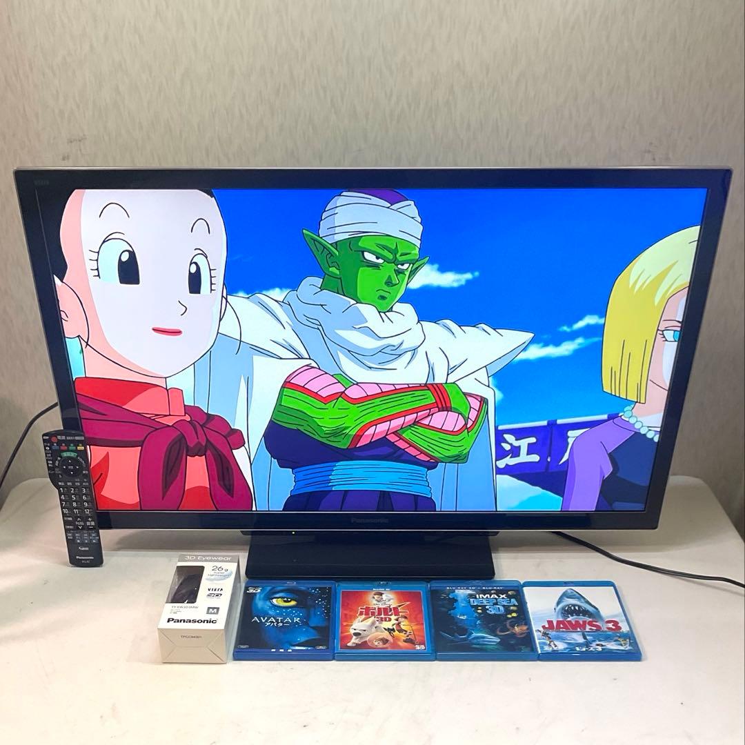 津軽天将 3D対応 37型 パナソニックLED液晶テレビ 多数おまけ付き