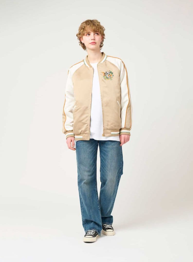 フラワーカンフーラムチョップ｜スカジャン 男女兼用 L 新品 - メルカリ