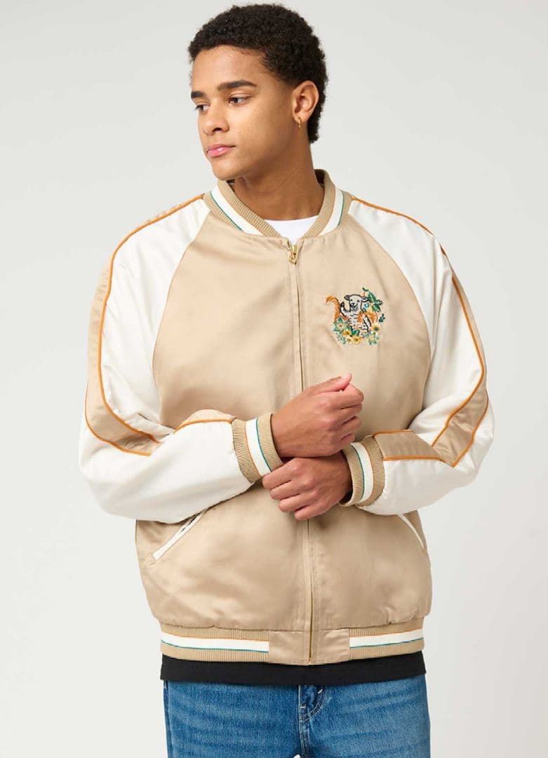 フラワーカンフーラムチョップ｜スカジャン 男女兼用 L 新品 - メルカリ