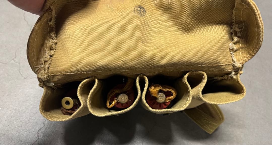 最終値下げ 絶版超貴重 日本軍陸軍 中田商店 八九式重擲弾筒 弾嚢 N