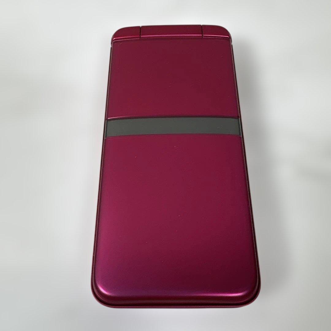 【美品】DIGNOケータイ KY-42C レッド ドコモ docomo