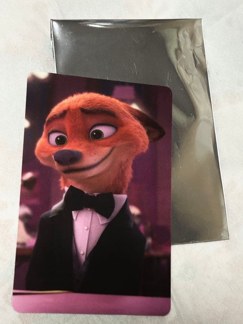 ズートピア2 オーマイカフェ 予約特典 コレクションカード ニック