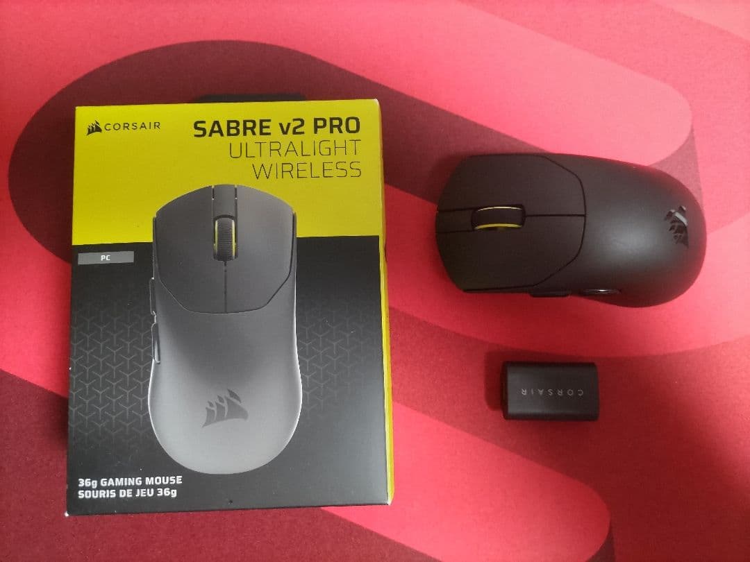 Corsair Sabre v2 Pro ワイヤレスマウス 本体 SABRE v2 PROワイヤレス CF クイックスタートガイド | CORSAIR