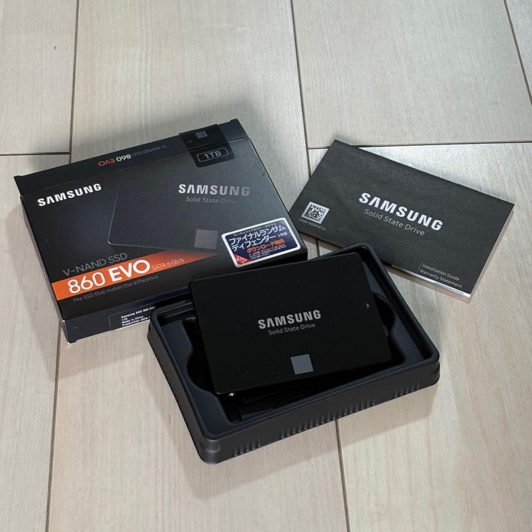 Samsung 860 EVO 1TB SSD 総書き込み約2TB