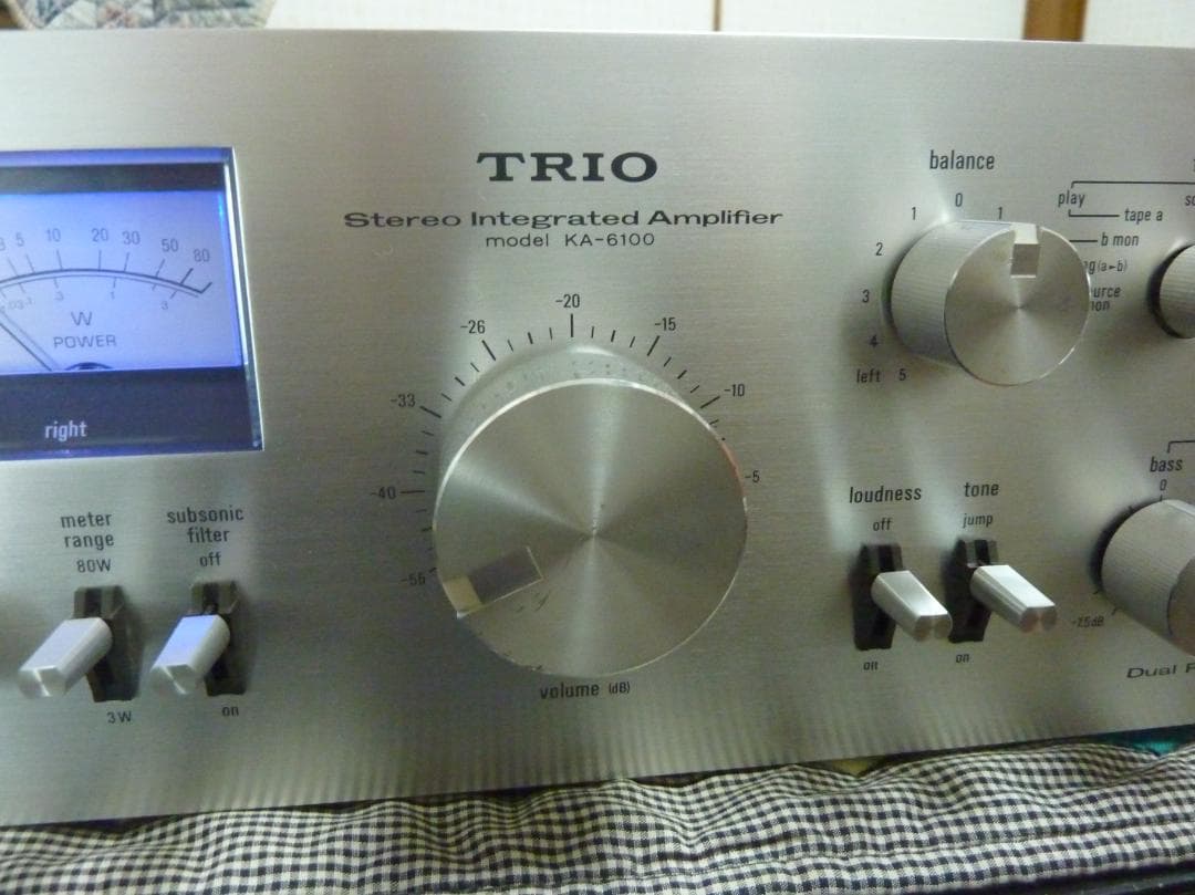トリオ　KA-6100　PHONO不可