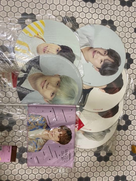 お値下げ中！BTS うちわ プレフォト スローガン BTS (防弾少年団) グッズ - フォト スローガン セット (PHOTO SLOGAN