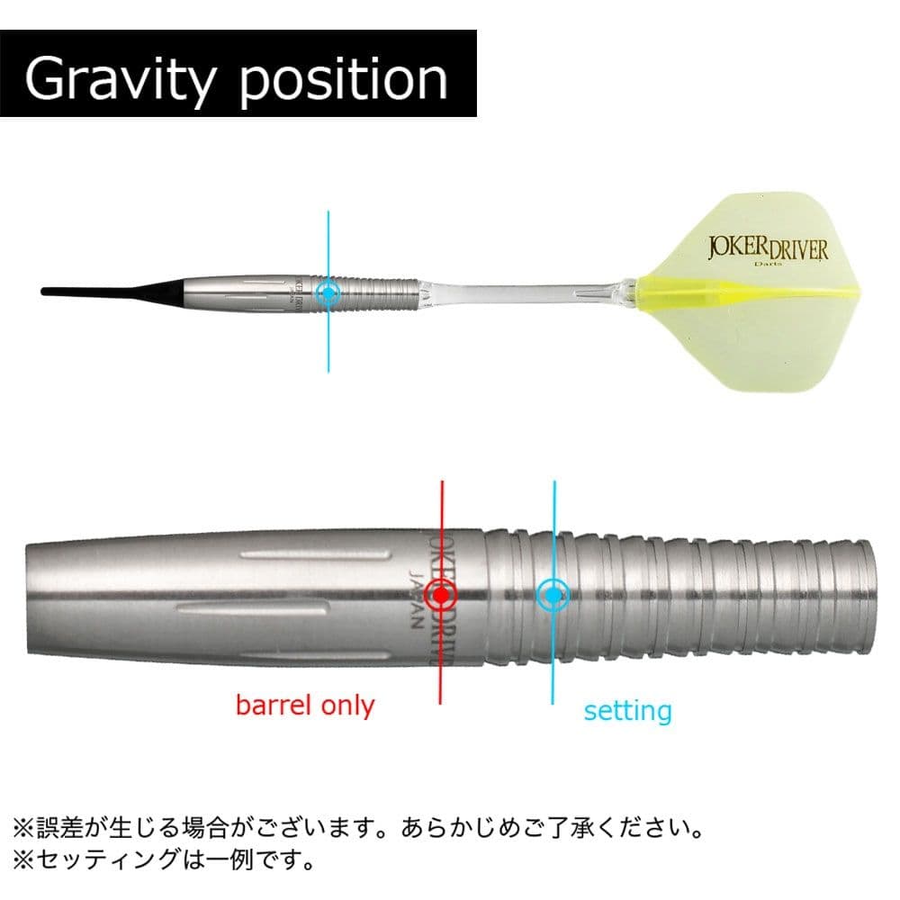 Fulcrum ダーツ 43.0mm 17.5g　ジョーカードライバー