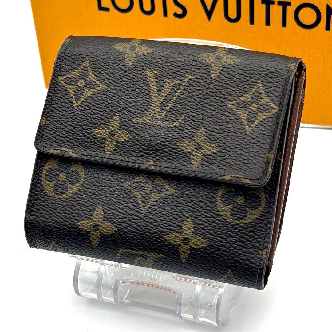 美品】ルイ ヴィトン モノグラム ポルトフォイユ エリーズ Wホック
