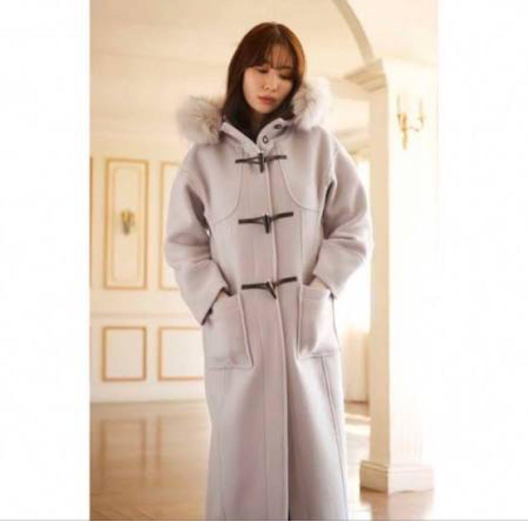 herlipto Faux Fur Hoodie Duffle Coat M