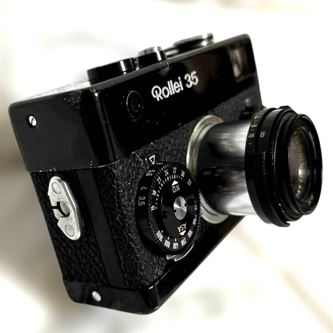 Rollei 35 コンパクトフィルムカメラ ストロボ、UVフィルターセット