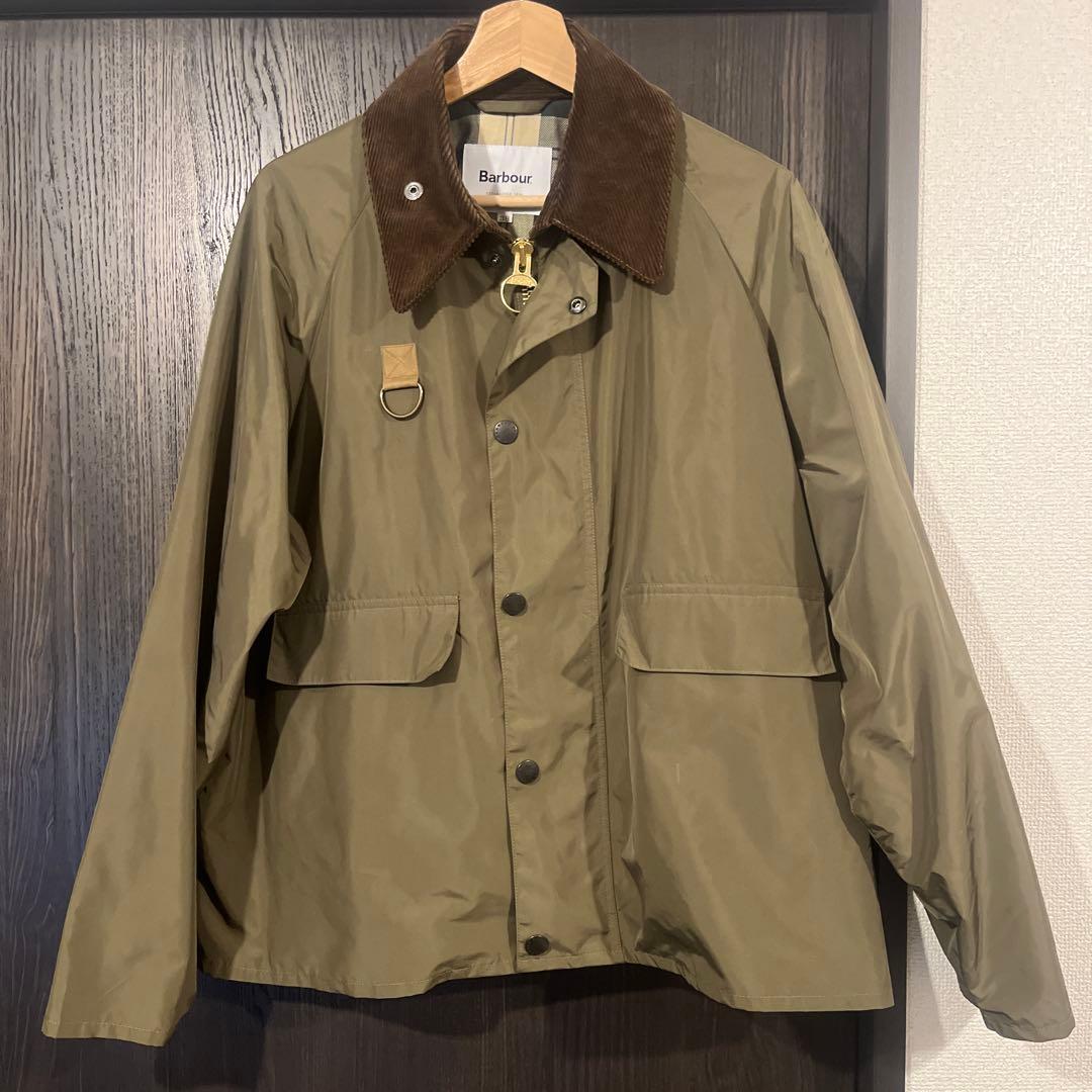 キ*ン様 Barbour バブアー オリーブ ジャケット 38 コーデュロイ襟