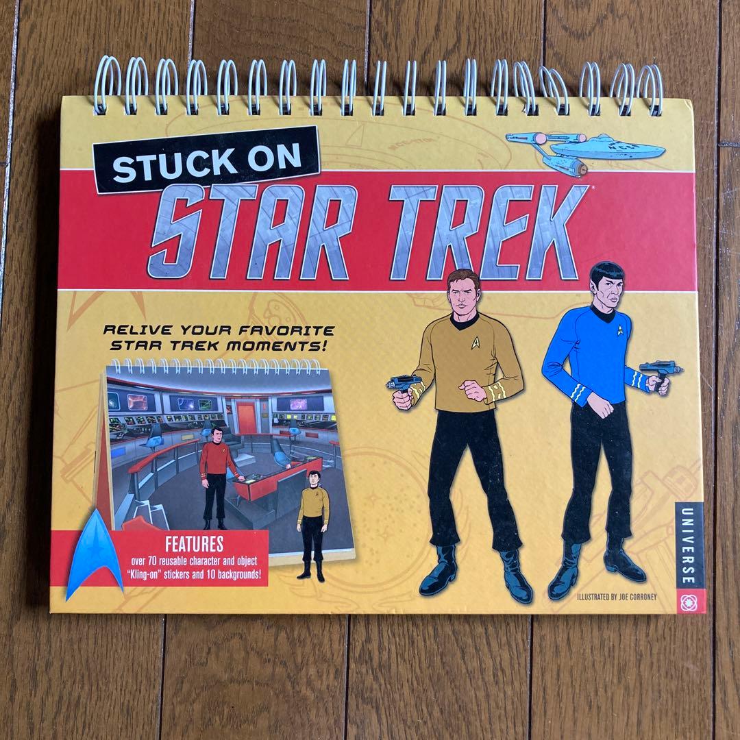 STUCK ON STAR TREK ステッカーブック Amazon.com: Star Trek 50ct Vinyl Large Deluxe Stickers Variety