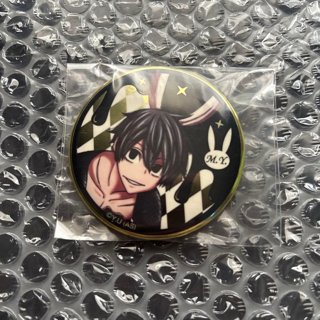 桃源暗鬼 淀川真澄 原作 バニー 缶バッジ メディコス ゴールド - メルカリ