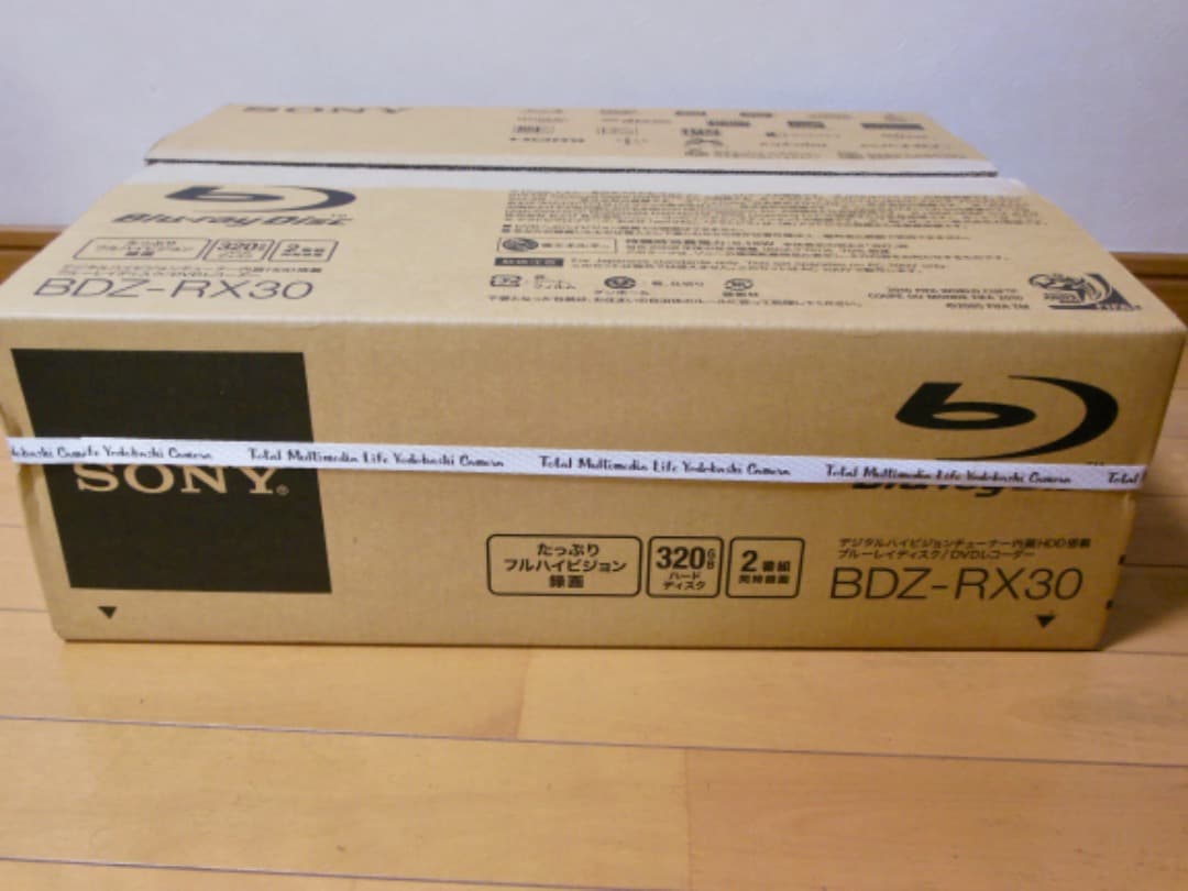 SONY ブルーレイレコーダー BDZ-RX30 リモコン HDMI 元箱 リモコン