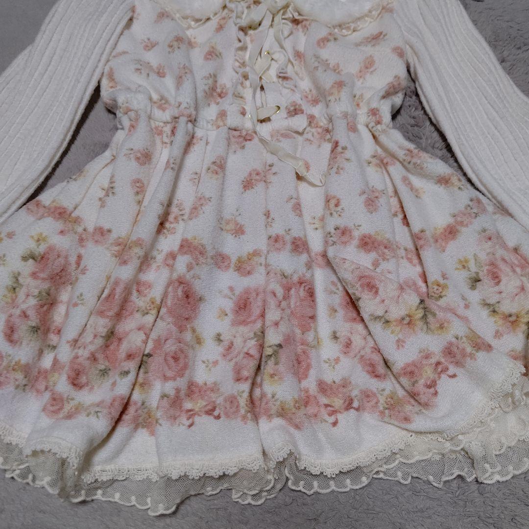 LIZ LISA 花柄 スカパン セットアップ ロリカワ 姫系 起毛 - メルカリ