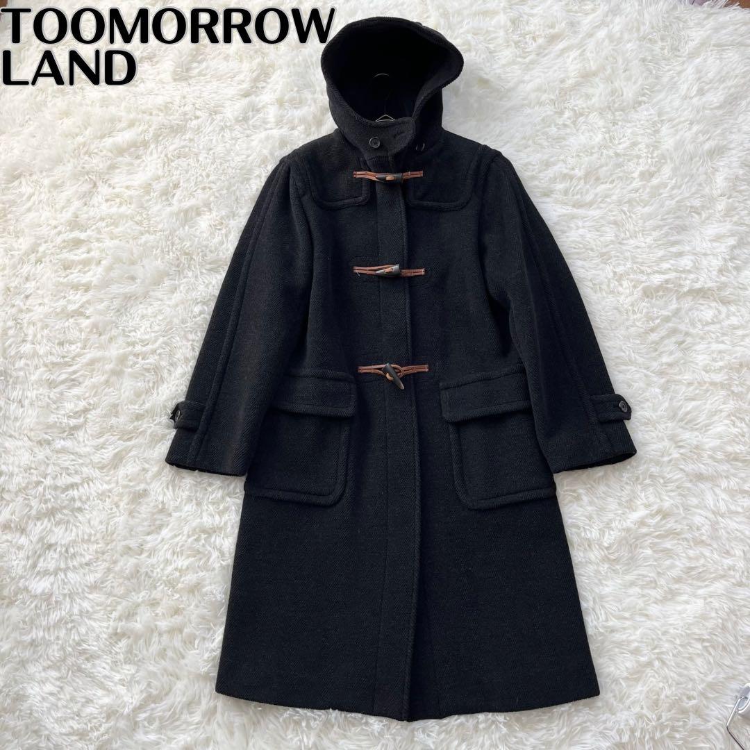 【トゥモローランドコレクション】ダッフルコート ロング フード　チャコールグレー 40周年記念 レア 別注 gloverall×TOMORROWLAND グローバーオール