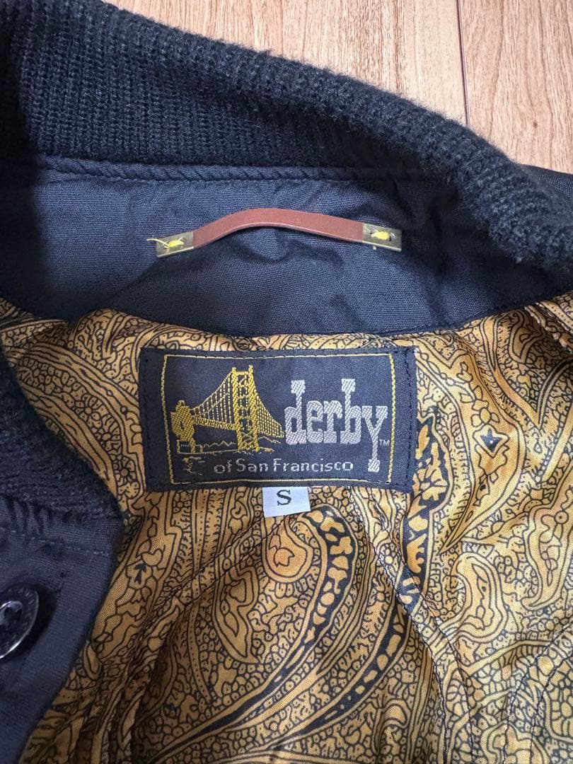 希少】Derby of San Franciscoダービージャケット黒金S - メルカリ