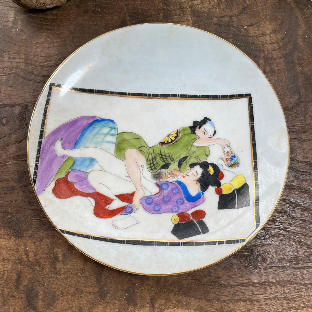 骨董／春画／絵皿／浮世絵／飾り皿 - メルカリ