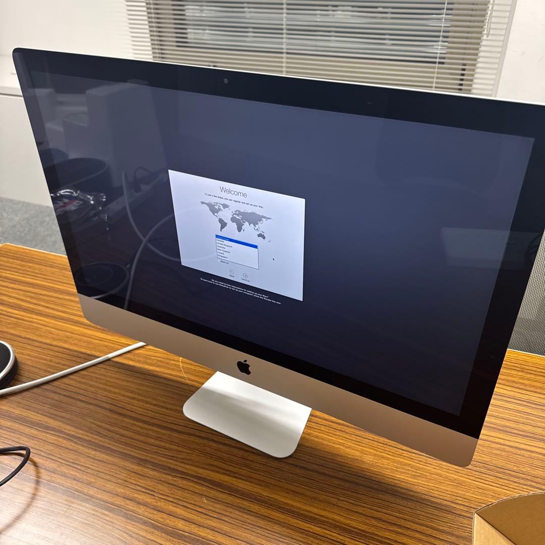 【美品】iMac 27インチ 5K　Late2014　24GB 3TB おまけ付