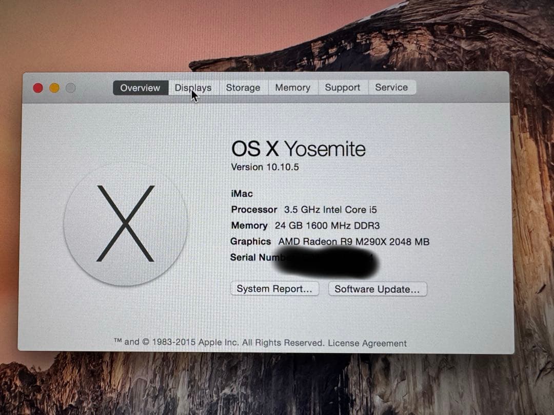 【美品】iMac 27インチ 5K　Late2014　24GB 3TB おまけ付