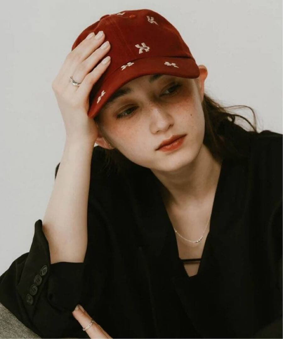 完売品】K logo cap/Kロゴキャップ (レッド)/Knuth Marf - メルカリ
