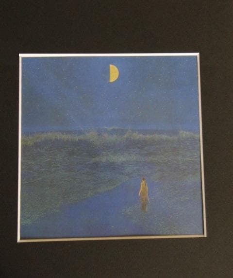 福王寺一彦 星降る海に 三 希少な額装用画集より 状態良好 呉