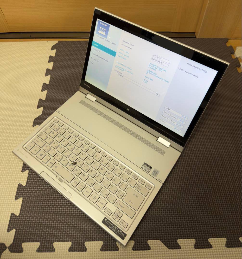 Windowsノート本体 dynabook KIRA L93 i5-4210Y/8GB/128GB