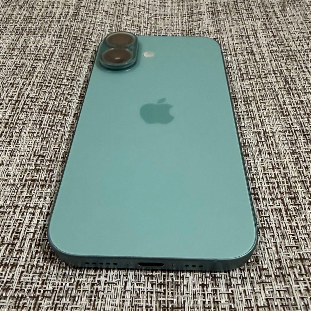 【美品】iPhone16 128GB ティール