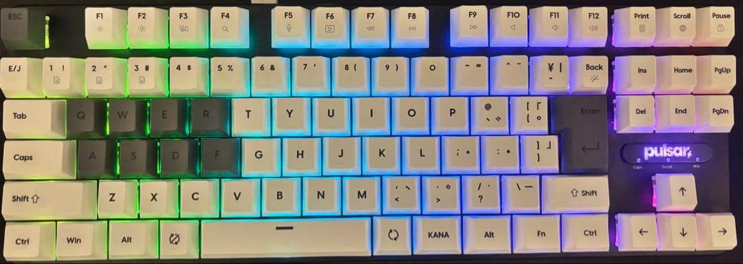 12/13,14限定価格　pulsar pcmk 2he tkl JIS配列