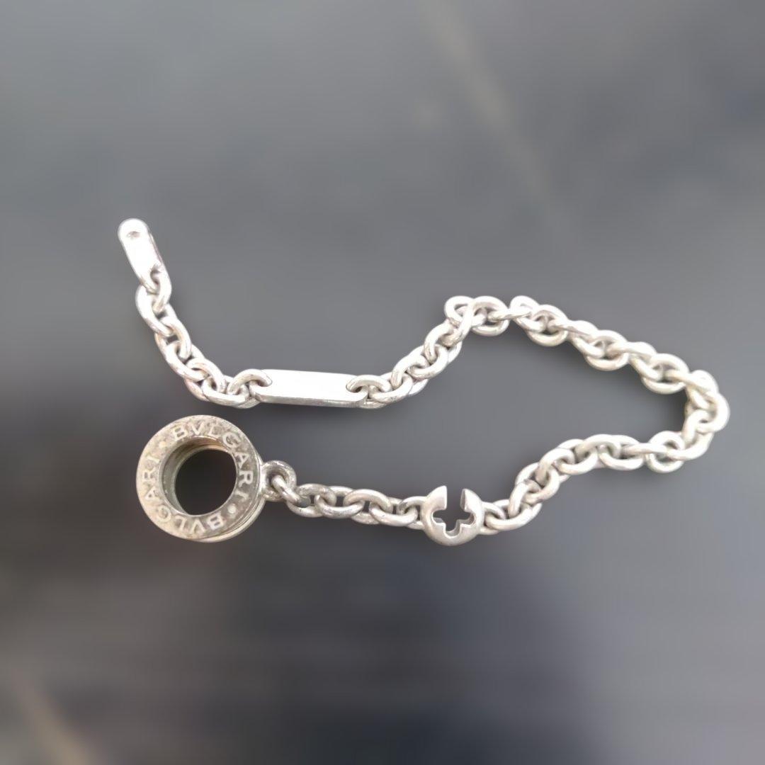 VMPD7-1116-28 ブルガリ シルバー チェーンブレスレット SV925