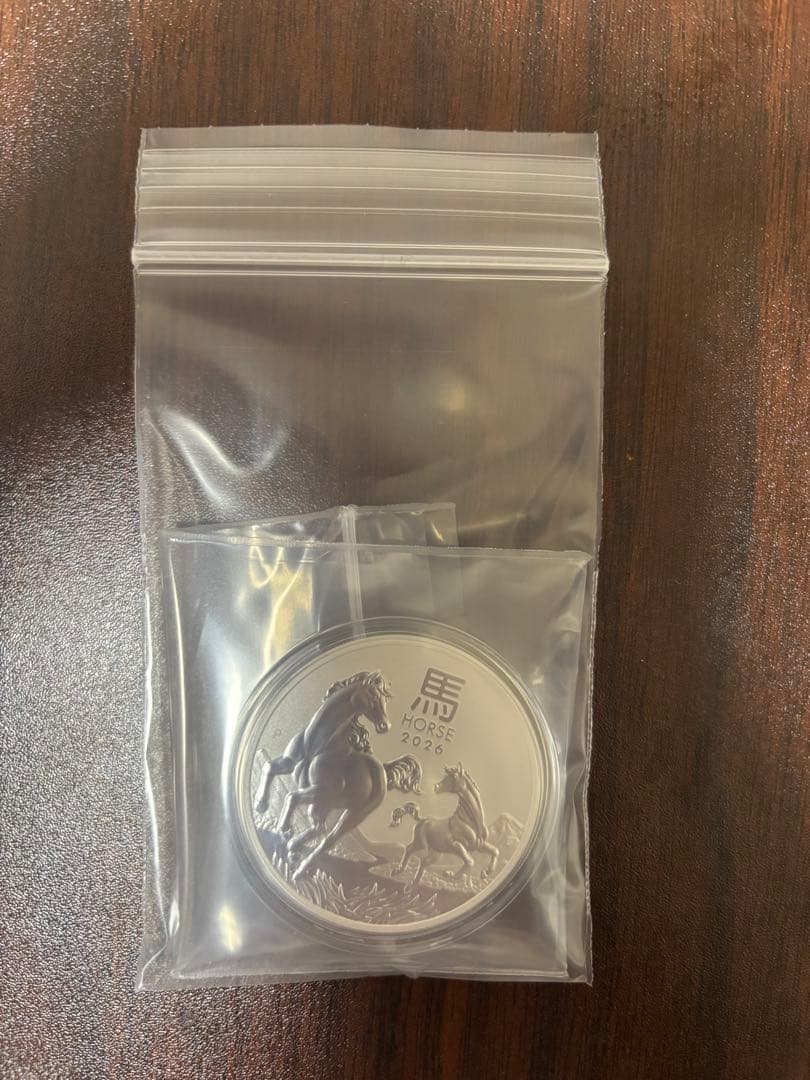 矢ヶ崎 　1oz 銀貨 純銀 31.1g 1オンス　2枚セット販売