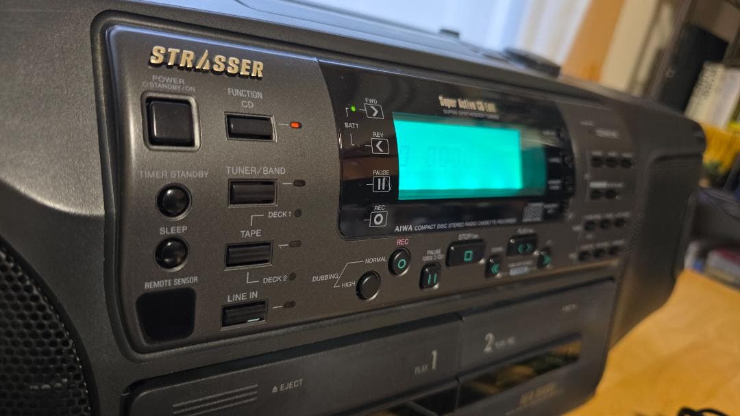 AIWA CSD-SR6改 Bluetooth搭載CDラジカセ 完動美品 166