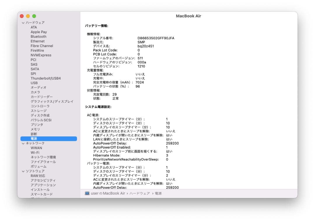 MacBook Air 2015 13インチ メモリ8GB SSD256GB