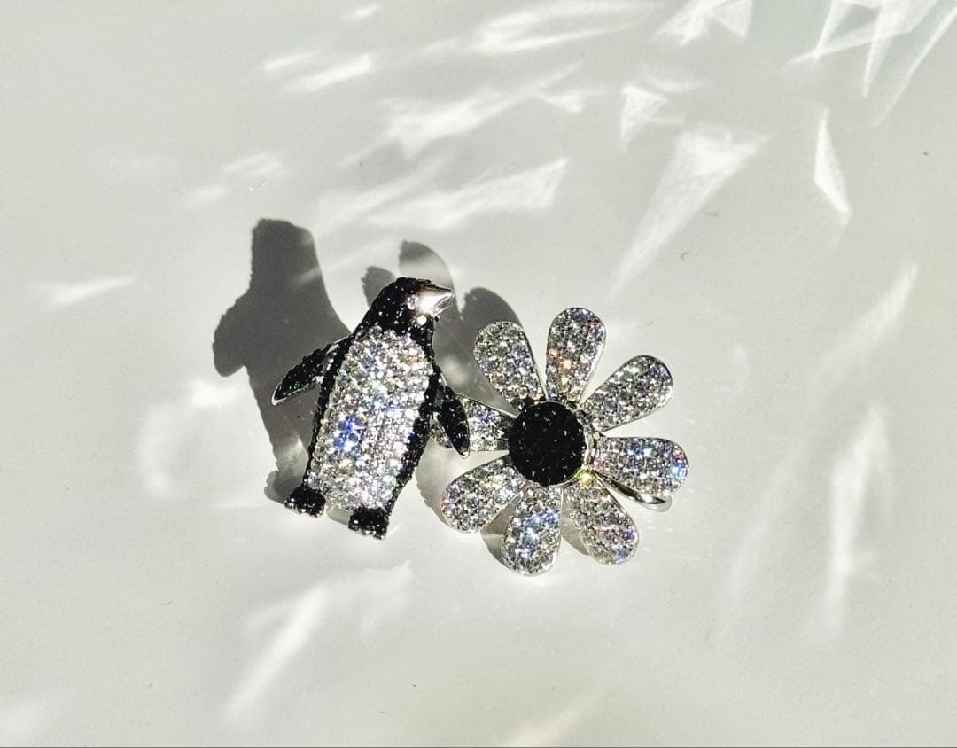 実物写真❤️Mio Harutaka好き❤️ マーガレットピアス片耳ホワイト