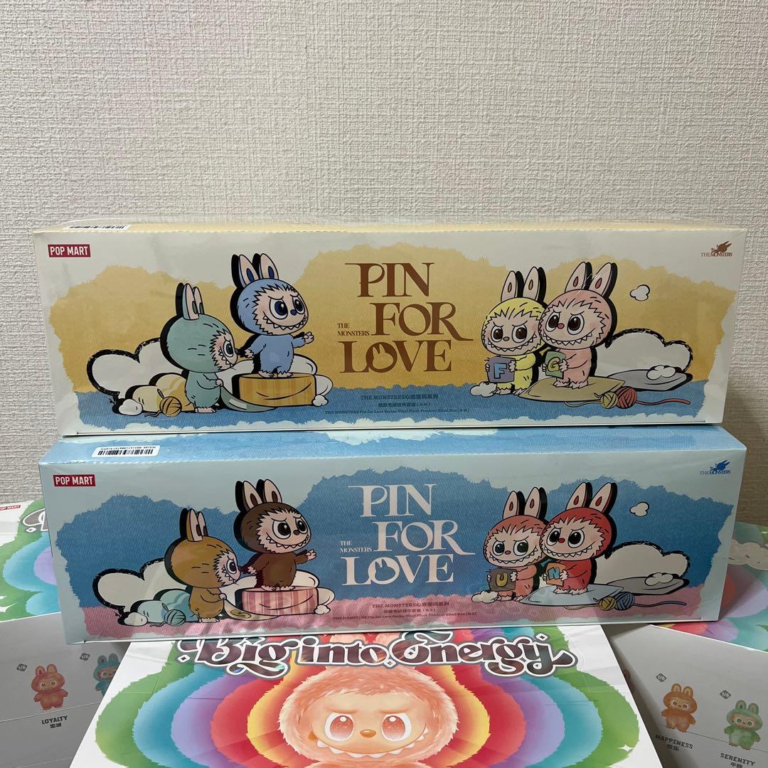 ミニラブブ A-M N-Z アソートボックスpinforlove　LABUBU POP MART（ポップマート） 正規品保証 THE MONSTERS PIN FOR LOVE