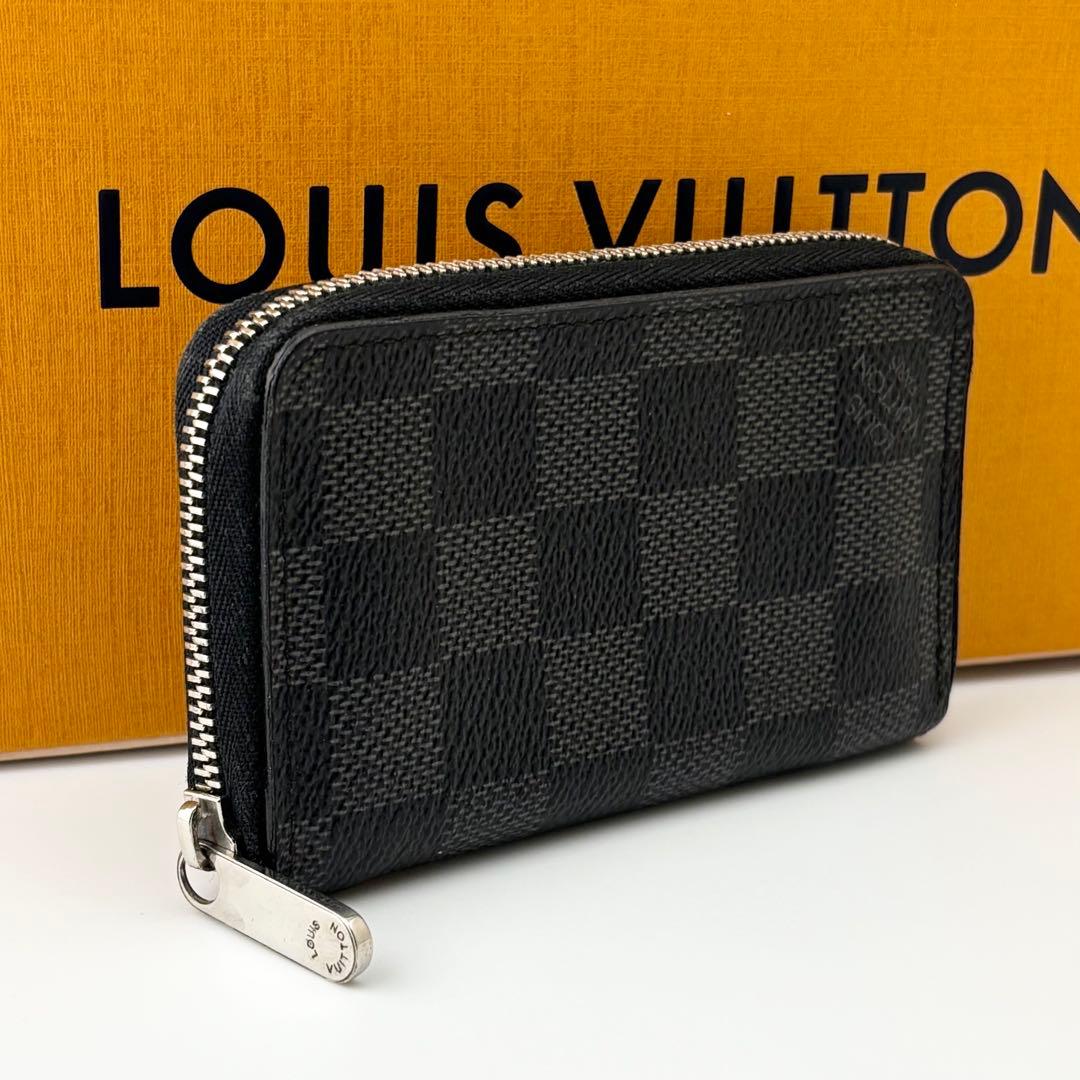 【美品】ルイヴィトン ダミエグラフィット ジッピーパース ケース LOUIS VUITTON（ルイ・ヴィトン） 美品 ダミエグラフィット ジッピー
