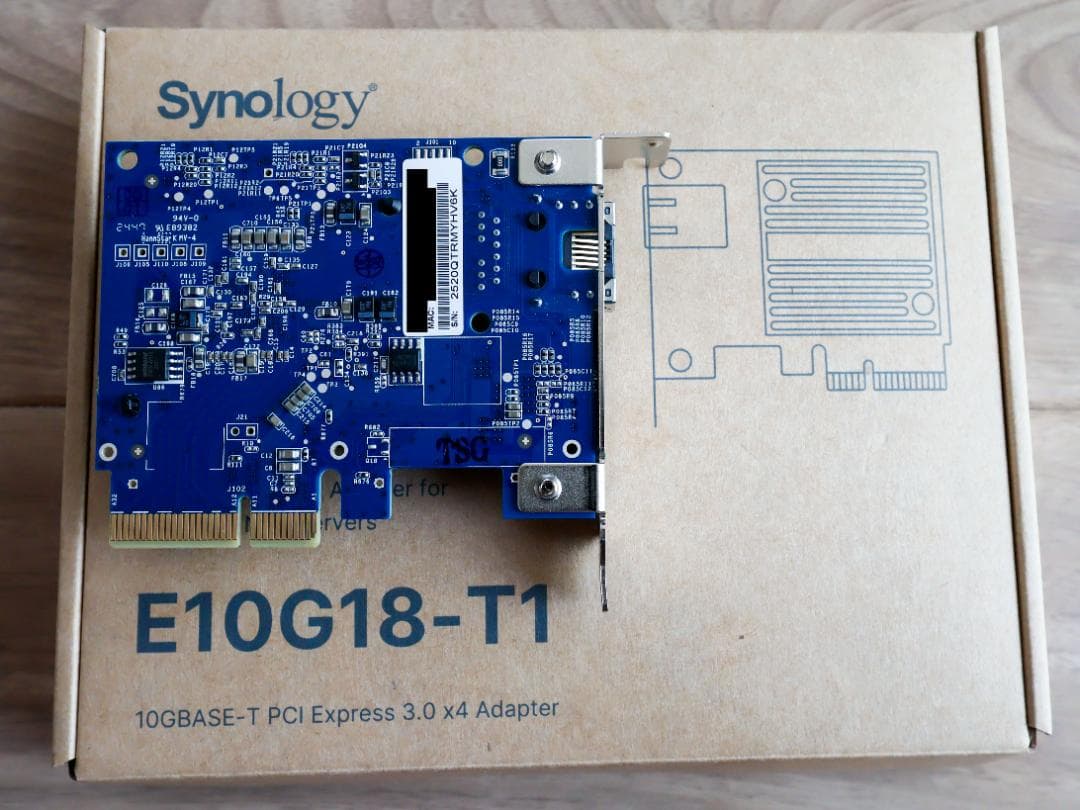 Synology E10G18-T1 10Gbps ネットワーク拡張カード