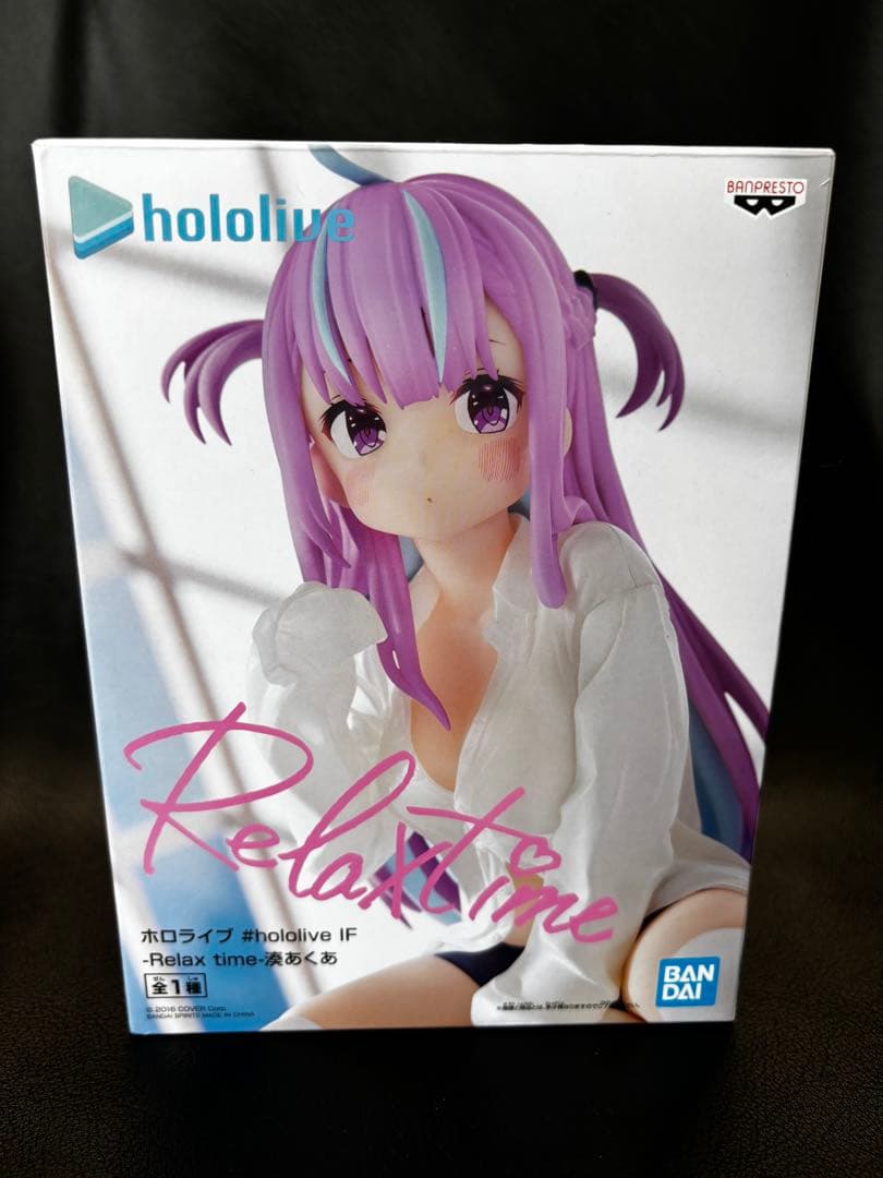 湊あくあ 透け感 リペイント フィギュア relax time ホロライブ - メルカリ