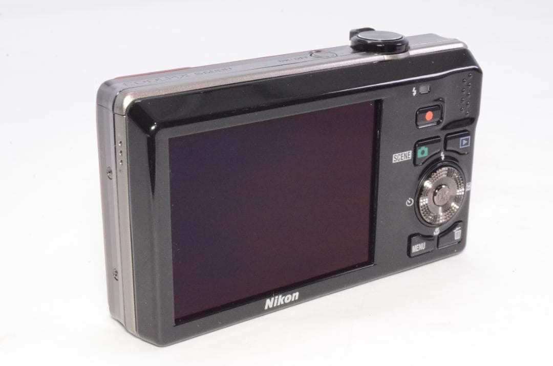 【美品】ニコン Nikon COOLPIX S6000 レッド デジタルカメラ