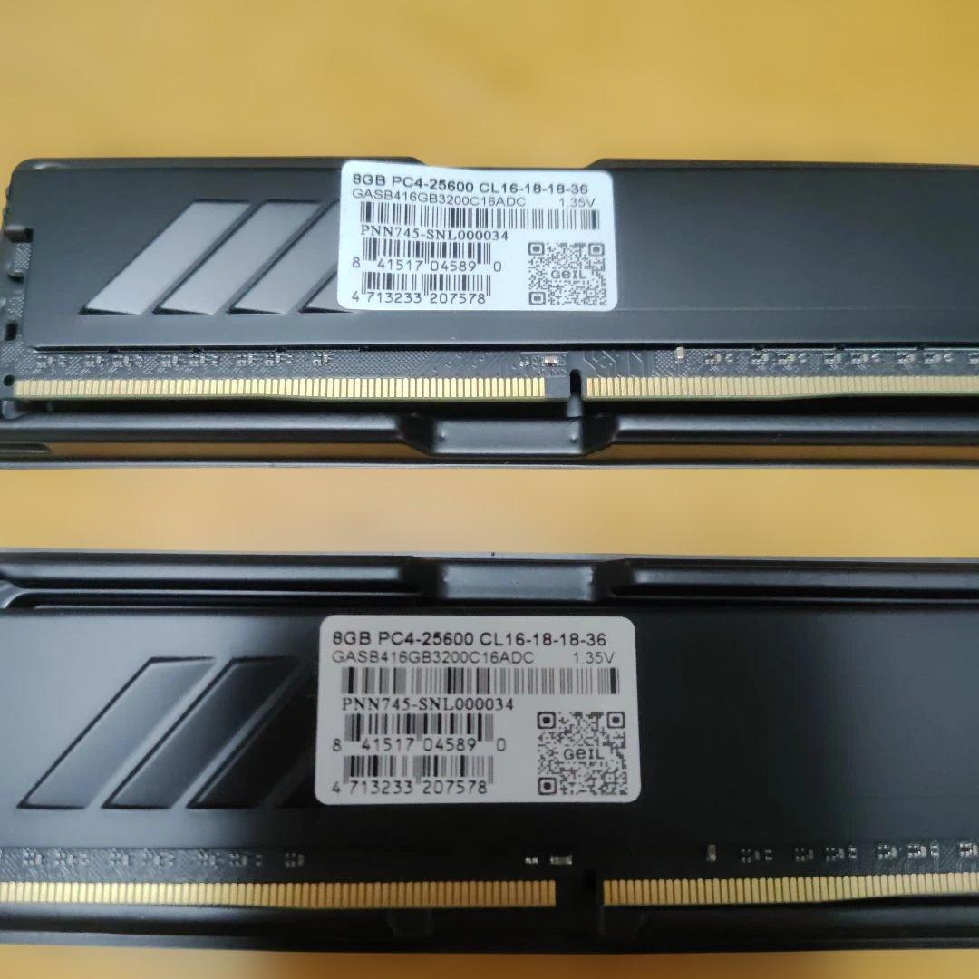 メモリー GeIL Evo Spear DDR4 3200MHz 16GB