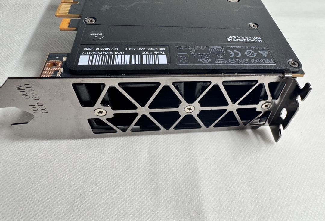 作動保証】NVIDIA TESLA P100 16GB GPU 4枚セット - メルカリ