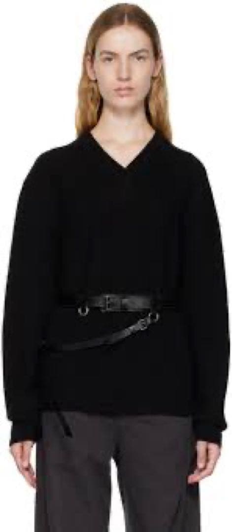 LEMAIRE equestrian belt 80cm black ルメール - メルカリ