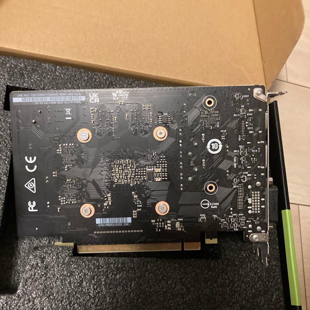 グラフィックボード・グラボ・ビデオカード MSI GeForce GTX 1630 AERO ITX 4G OC