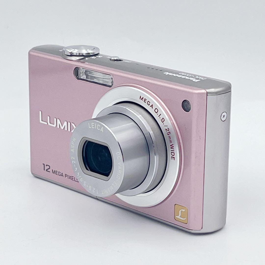 【美品】Panasonic LUMIX DMC-FX40 ピンク 箱/付属品完備