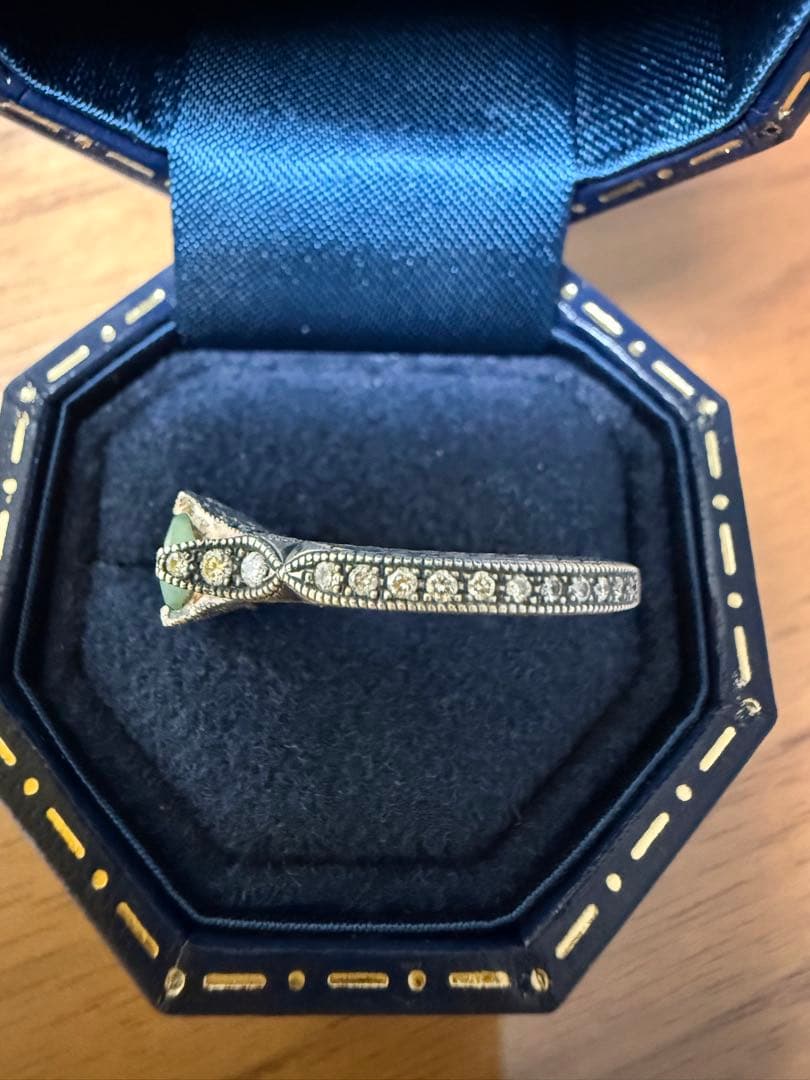 hum 半人前 シルバーリング ダイヤ オパール 12号 代官山蔦屋書店にて