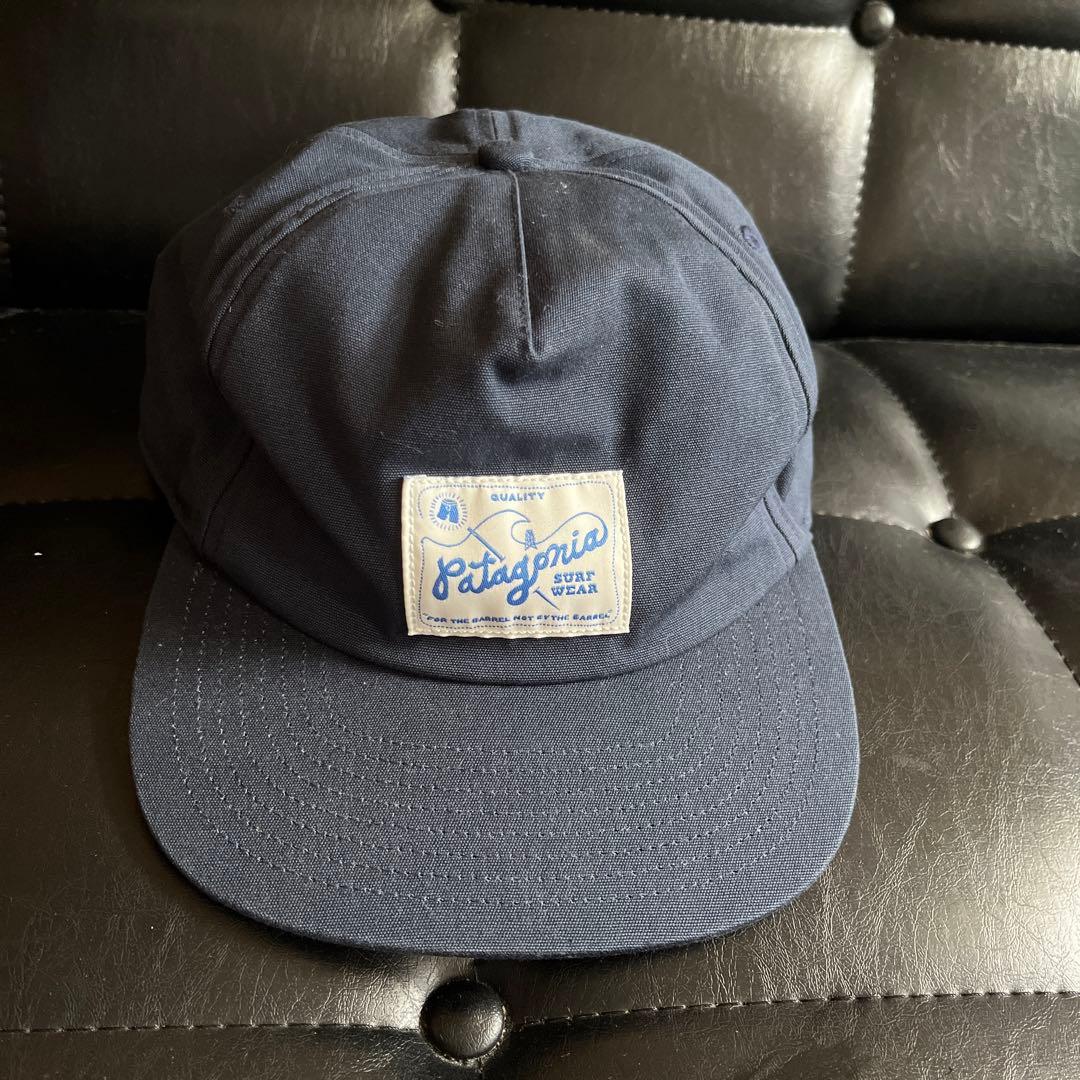 パタゴニア サーフキャップ ネイビー 美品 - メルカリ