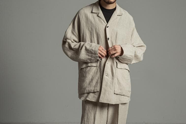 marka WIDE SHIRT JACKET PANTS セットアップ - メルカリ