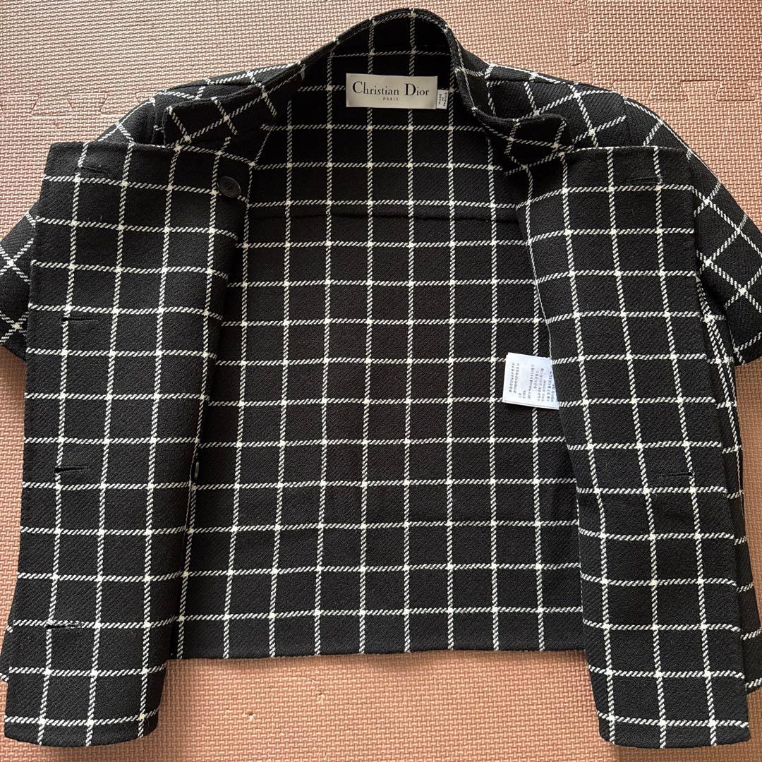 24AW DIOR ショートスリーブジャケット 黒36 DIOR】今季大注目！ジスが
